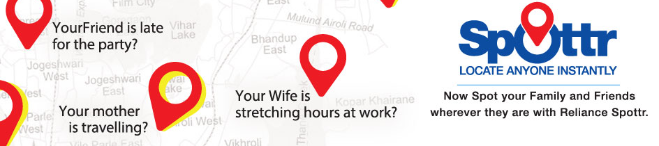 Spottr homepage image having statements like Your wife is stretching hours at work?